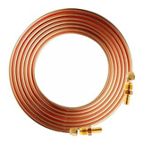 Tubo De Cobre 3 8 P Gas P cozinha 5 Mts Com Bico Mangueira