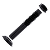 Tubo De Ligacao Ajustavel Preto Black Para Vaso Sanitário