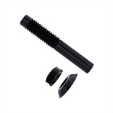 Tubo De Ligação Ajustável Preto Para Vaso Sanitário Deca