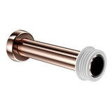 Tubo De Ligação Bacia vaso 25cm Docolchroma Cobre Polido