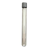 Tubo De Vidro 13x100mm Com Tampa Rosca Baquelite Cx 250