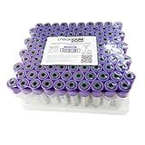 Tubo De Vidro Para Coleta De Sangue A Vácuo EDTA K2 2 Ml LABOR 100 Unidades