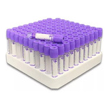 Tubo Edta 2ml Tubo Roxo Edta K3 Tubo De Coleta 100 Unidades