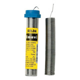 Tubo Estanho Para Solda Azul 63x37 1mm Emavi 25 Gramas 110v 220v