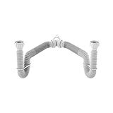 TUBO EXTENSÍVEL DUPLO CROMADO BRANCO 