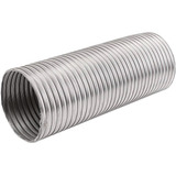 Tubo Extensivo Alumínio 80mm 1m Exaustor Coifa Aquecedor