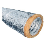 Tubo Flexível Aluminizado Isolamento Lã 16 Pol 400mm 6m Duto