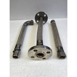 Tubo Flexível Inox Vapor Hidraulica 600c  1 Pol Com 350mm