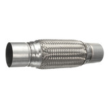 Tubo Flexível Para Escapamento Universal Inox 2 Pol Malha