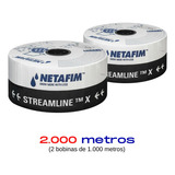 Tubo Gotejador Netafim Streamline X 20 20 Cm 2000 Metros