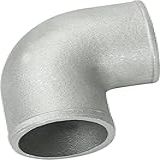 Tubo Intercooler Turbo De 70 Mm- 7 Cm- 7 Cm- Alumínio Fundido- 90 Graus -7 Cm-
