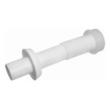 Tubo Ligação Ajustável Flexível Vaso Bacia Branca 25cm Astra