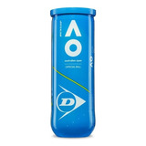 Tubo Pelotas Tenis Dunlop Australian Open X 3 Bolas De Tênis