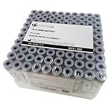 Tubo Plástico Para Coleta De Sangue A Vácuo Sem Aditivo 4 Ml  FIRSTLAB    100 Unidades