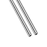 Tubo Redondo De Aço Inoxidável 304 5 Mm OD 0 8 Mm Espessura Da Parede 250 Mm Comprimento Tubo Reto Sem Costura 2 Peças