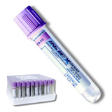 Tubo Roxo Injex Com Edta 4ml 100 Unidades Para Coleta