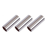 Tubo Slide Violão Guitarra Aço Inox 3 Unidades