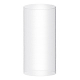 Tubo Vazado Cilíndrico 9x24 Castiçal Porta Vela Enfeite Mesa