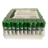 Tubo Verde Heparina De Sodio 4ml 13x75mm Coleta Sangue C 100