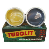 Tubolit Massa Epoxi Naval Subaquática Cola 300g Cor Verde escuro