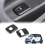 Tumukiw Moldura De Acabamento De Painel De Botão De Tampa De Interruptor De Elevação De Janela Compatível Com Mercedes Benz Smart 453 Fortwo Forfour 2016 2021 Moldura De Acabamento De Interruptor De