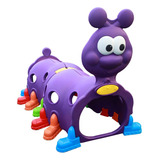 Túnel Centopeia Infantil Playground Desmontável Lúdico Cor Roxo