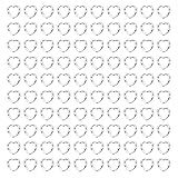 Tupalizy Conector De Moldura De Contas De Coração Vazado Prata Antiga Espaçador Solto Contas Pendentes Para Brincos Pendentes Pulseira Fazer Joias Dia Dos Namorados Natal Casamento Decoração De