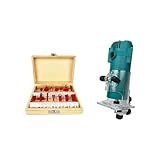 Tupia 6mm Com Jogo De Fresas 15 Peças Tupia Laminadora Tupia Elétrica Estojo De Fresas Inc 110 220V