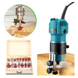 Tupia Laminadora 650w Nakasaki Jogo De Fresas 15pçs Estojo