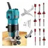 Tupia Laminadora Manual 900w Jogo Fresa 15 Peça 6mm 30000rpm
