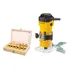 Tupia Manual 6mm 1/4 550w St55 Stanley + Jogo De Fresas