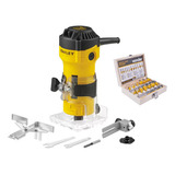 Tupia Manual Laminadora 550w 6mm Com Jogo De Fresas 12 Peças