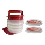 Tupperware Presto Burguer 6 Formas Modelador Prensador