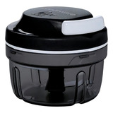 Tupperware Turbo Chef Super Mini Processador Preto 300ml