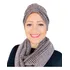 Turbante + Gola Maxi Transpassada Quimioterapia Alopecia