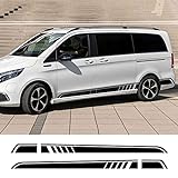 TURIM Car Stickers For Mercedes Benz W447 V260 W639 W638 Marco Polo Camper Van Tuning Vinyl Accessories Decals