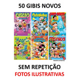 Turma Da Mônica 50 Gibis Novos E Sem Repetição