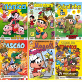Turma Da Mônica Kit Com 10 Gibis Novos Sem Repetição 