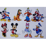 Turma Do Mickey Termocolante Patch Aplique Estampado Tecido