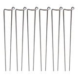 Tutor Duplo Suporte Metal 50 Cm P Vaso Planta Jardim 10pç