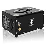 TUXING 4500Psi 300Bar Compressor De Ar PCP Isento De óleo água Bomba De Ar Para Tanque De Rifle Pistola E Paintball PCP Alimentado Casa Com Conversor De Energia E Filtro De óleo De água Embutido
