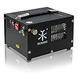 TUXING Pcp Compressor De Ar 4500Psi 30Mpa Sem óleo água Alimentado Por Carro 12V DC Ou Casa 220V AC Com Adaptador Incluído Bomba Para Rifles E Pistolas De Ar PCP TXES061 