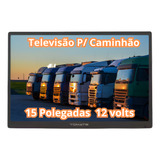Tv 15 Portátil Digital 12v Caminhão Trailer Iate Van Ônibus