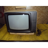 Tv Antiga Preto Branco uso funcionando analogica raridade