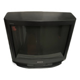 Tv De 21 Sony Trinitron Kv 2172s Com Tela Crt Top P Game