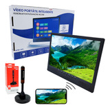 Tv Digital Portátil 14pol Espelhamento 12v Caminhão antena