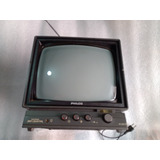 Tv Philco 12 Pb 12a4 Preto E Branco Antiga Funcionando