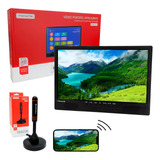 Tv Portátil Espelhamento Hd 17pol 12v Antena Caminhão Carro