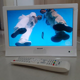 Tv Semp Led 14 Polegadas Portatil C Bom Estado