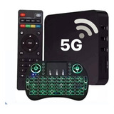 Tv Smart Box 5g 4k + Mini Sem Fio. Já! Cor Preto Tipo De Controle Remoto Padrão